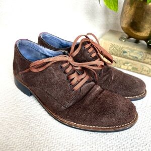 Ted Baker London TICH2 Brown Leather Lace Up Oxford Dress Shoes men’s 9.5